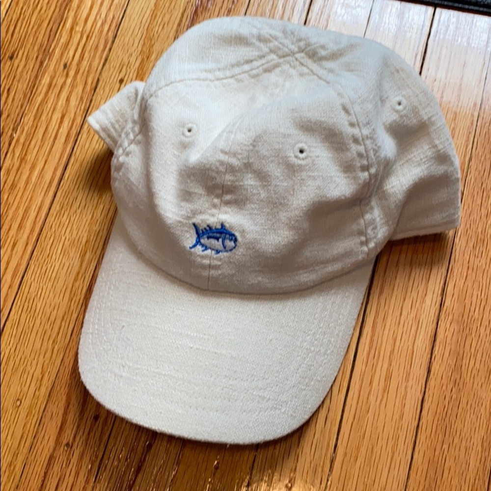 Like new southern tide seersucker linen hat